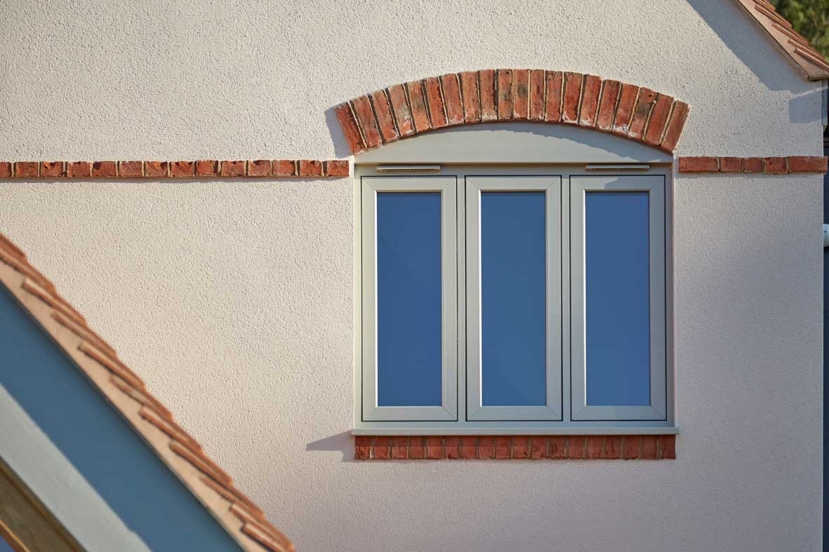 Flush Timber Effect Window